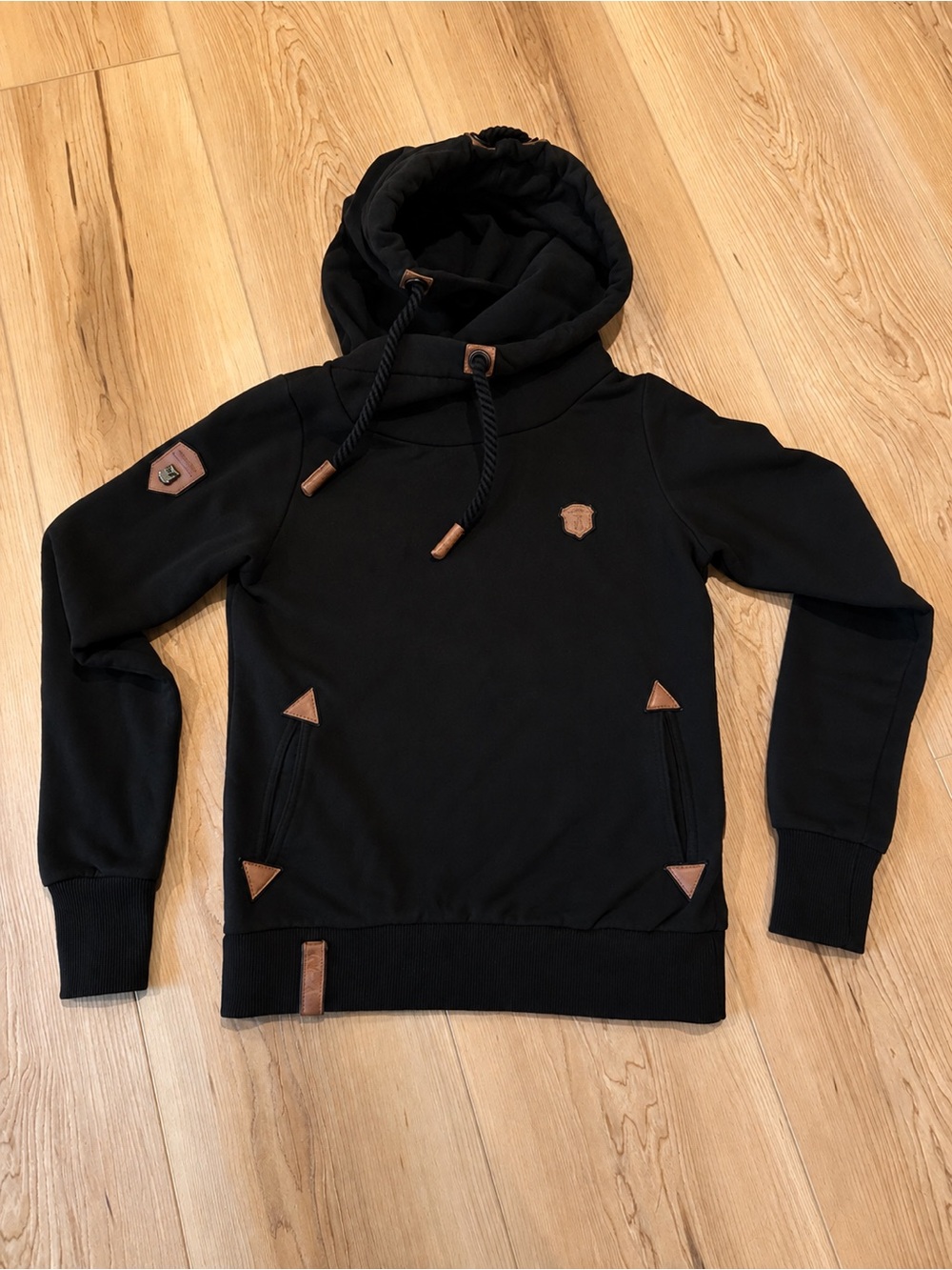 Naketano black womens hoodie size small